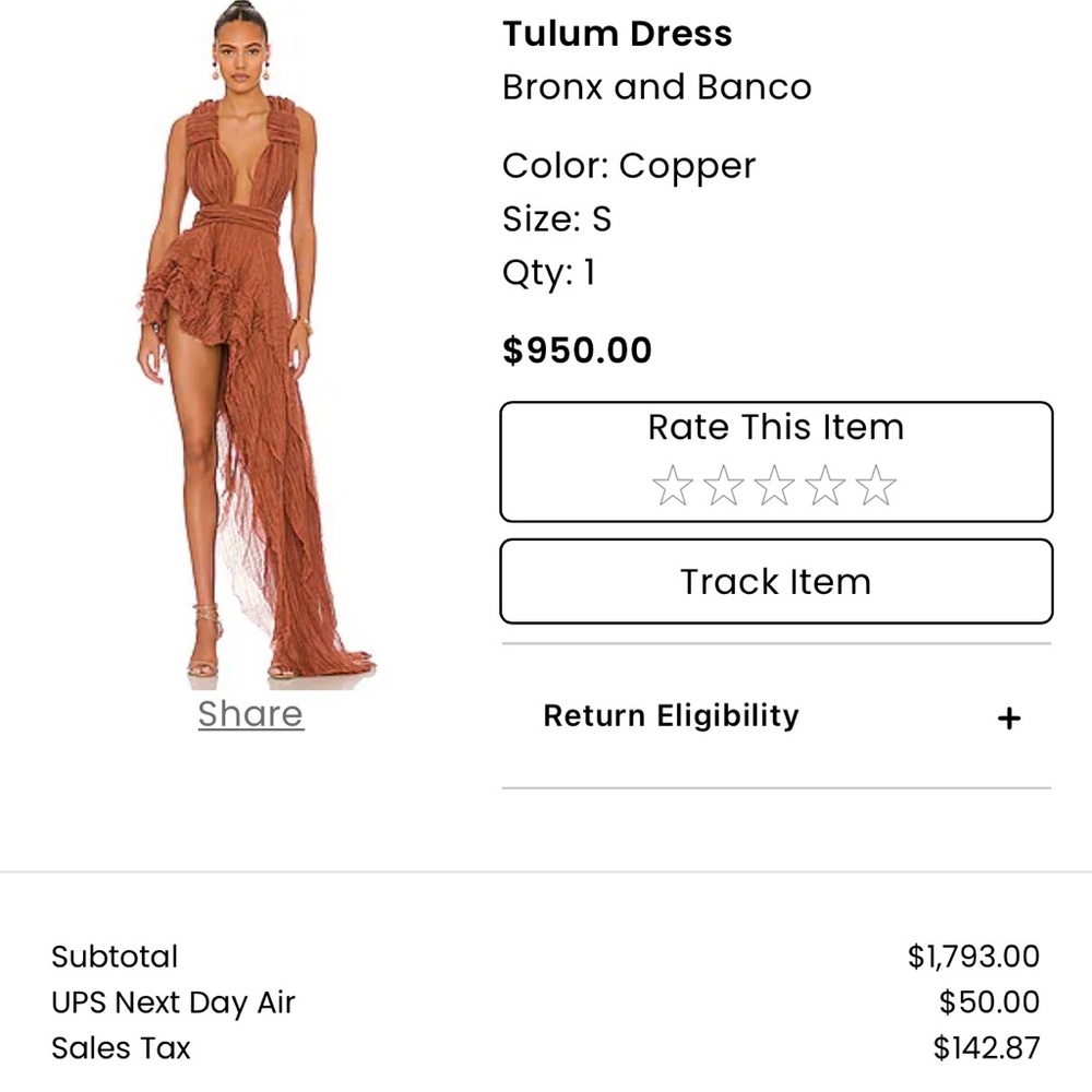 Bronx and Banco Tulum Dress - Sold out everywhere